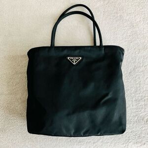 Prada Tessuto Nylon Small Black Tote
